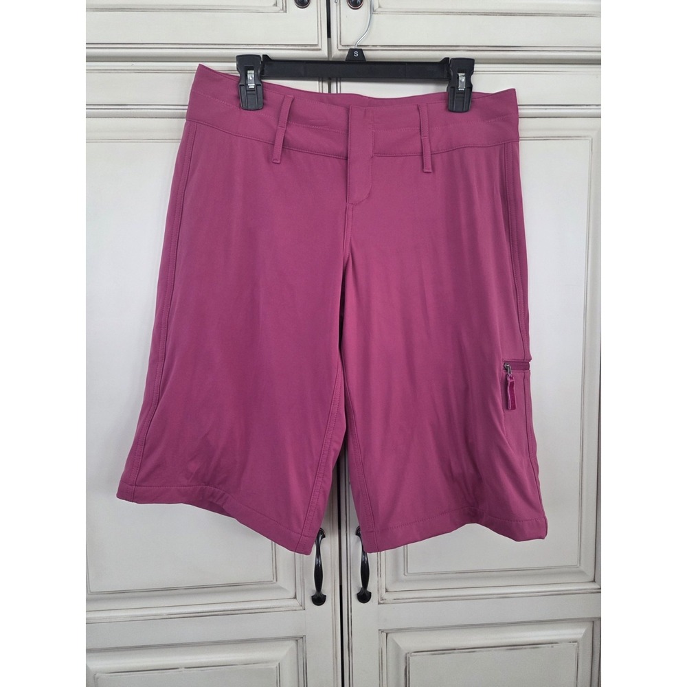 Lululemon Long Shorts Womens 8 Magenta Hiking Relaxed Golf Athletica Board